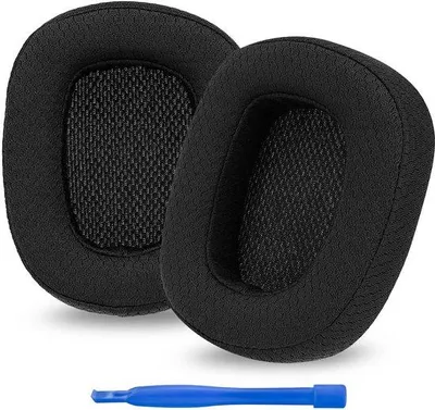 Productafbeelding van Vervangende Oorkussens voor Logitech Hoofdtelefoons - Mesh Stof/Zwart