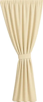 Produktbild von Gartenvorhang 1 Stück 155x220cm, Garten Vorhang Beige, wasserdichter Außenvorhang, Terrasse Vorhang, Außenvorhang, Balkon Vorhang