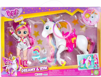Produktbild von IMC Toys Cry Babies BFF Dreamy & Rym, Modepuppe, Weiblich, 3 Jahr(e), Mädchen, Mit Ton, 200 mm
