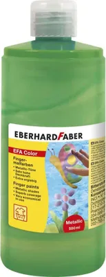 Produktbild von Eberhard Faber Fingerfarbe 500 ml Flasche pearl-grün