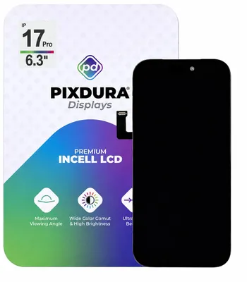 Produktbild von iPhone 17 Pro Display INCELL 120Hz Bildschirm-Reparatur-Set "PIXDURA" + Rahmenkleber, KI-generiertes Bild