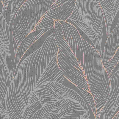 Produktbild von Strukturtapete 10282-10 Vliestapete Blumen Floral 0.53 x 10.05 m Erismann Collage Grau