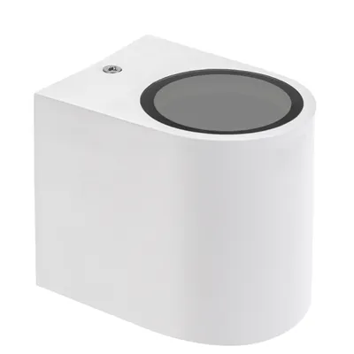 Produktbild von Spectrum Außenleuchte Wandleuchte Parete Weiß Down IP54 max. 6W GU10 ohne Leuchtmittel