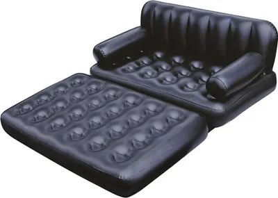 Produktbild von Bestway aufblasbarer Sessel 5 Positionen Schwarz 188x152x64 cm Innenraum 75054