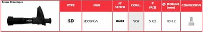 Zdjęcie produktu dla NGK Zündkerzenstecker - SD05FGA