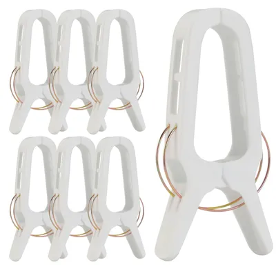 Immagine prodotto di Cozary, 6 mollette grandi in plastica, 10,6 cm, mollette resistenti per piumoni