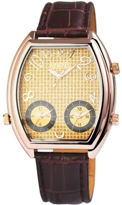 Produktbild von Flair Herrenuhr mit Echtlederarmband