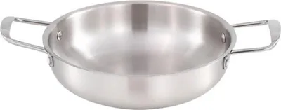 Zdjęcie produktu dla Koreański garnek do gotowania ramen z uchwytem ze stali nierdzewnej Szybkie podgrzewanie Praktyczny makaron do zupy mały gorący 18 cm/7,1 cala (kolor oryginalny)