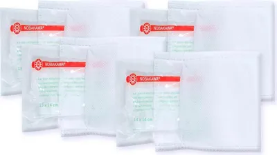 Produktbild von 1 Set Kalt-Warm-Kompressen mit Schutzhülle Gelkissen Kühlpacks Kühlkissen Wärmepad mikrowellengeeignet Sparpack, Größe:13 x 14 cm, Inhalt:4 Stück