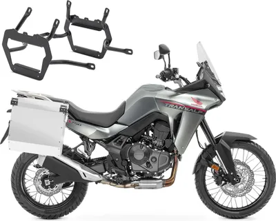 Produktbild von Set Alukoffer + Kofferträger passend für Honda Transalp XL 750 23-25 A