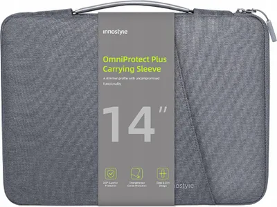 Produktbild von Innostyle Laptoptasche 13 14 Wasserdichte Tasche Omniprotect Plus Grau