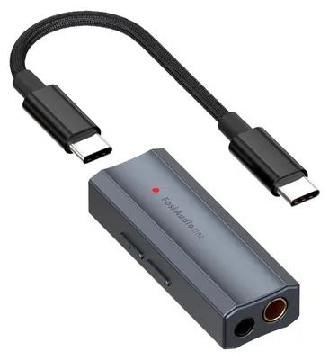 Produktbild von Fosi Audio DS2 USB-C auf 3,5 mm DAC – Tragbarer Kopfhörerverstärker