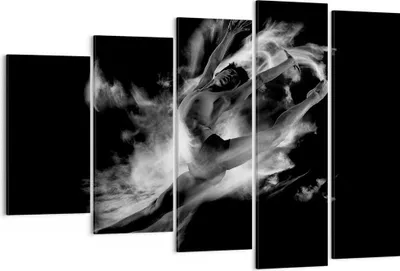 Produktbild von Bild auf Leinwand - Leinwandbild - 5 Teile - Tanz Mann spring - 150x100cm - Wand Bild - Wanddeko - Wandbilder - Leinwanddruck - Bilder - Wanddekoration - Leinwand bilder - Wandbild - EG150x100-4391