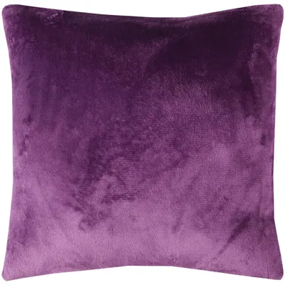 Zdjęcie produktu dla Poszewka na poduszkę 50x50 cm, fioletowa, 1 sztuka, bez wypełnienia, miękka poszewka z zamkiem błyskawicznym, imitacja kaszmiru, 100% poliester, możliwość prania w temperaturze 30°C
