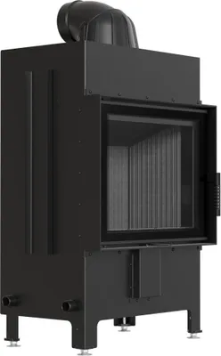 Zdjęcie produktu dla Kominek Wkład Kominkowy KRATKI LUCY 12kW fi200 Czarny Ekoprojekt Domykanie