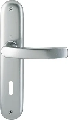 Produktbild von HOPPE Langschild-Garnitur Luxembourg  Aluminium Stahl 199/273P - 1909321