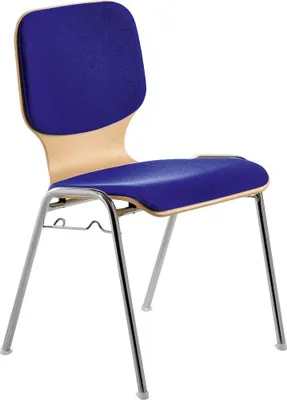 Produktbild von Mayer Stapelstuhl myDARIO 2116 01 26 396 blau Stoff