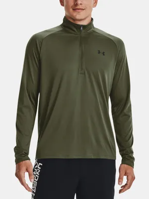 Produktbild von Under Armour T-Shirt Ua Tech 2.0 1/2 Zip-Grn 1328495-392__MD