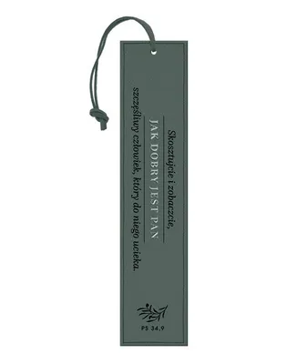 Image de Marque-page en cuir ""Goûter et contempler""