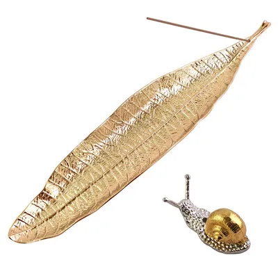 Produktbild von Räucherstäbchenhalter Ash Catcher, Lange Räuchergefäß mit Schnecke