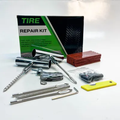Produktbild von TIRE Reparatur Kit, Reifenreparatur, Flicken – effektive Lösung zur schnellen und einfachen Reifenreparatur.
