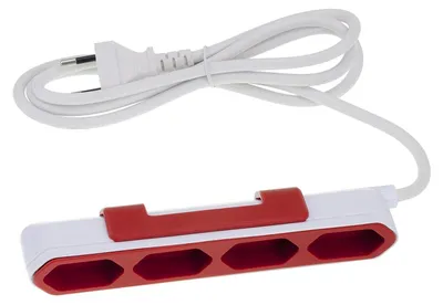 Image de allocacoc PowerBar, Adaptateur de voyage, distributeur 4x et bloc multiprises, 220-240 V