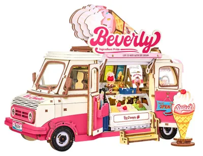 Obrázek produktu pro 3D puzzle, Beverlyův zmrzlinový vůz, Rolife, 290 dílků
