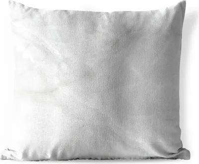 Produktbild von MuchoWow® Outdoor Kissen - Marmor - Textur - Weiß - 40x40 cm - Wetterfest - Lounge Kissen - Kopfkissen - Interieur - Polster mit Bild