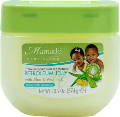 Zdjęcie produktu dla Mamado Baby Guard Wazelina z aloesem i witaminą E 13,02 Oz 374g