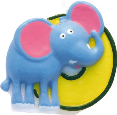 Produktbild von Zahl 0 Tortenkerze Dschungel Party 5cm