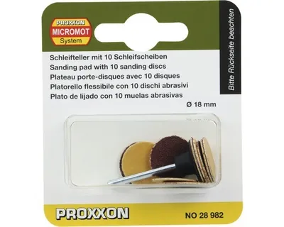 Obrázek produktu pro Brusné kotouče Proxxon Ø 18 mm, K120, K 150, 10 ks, 28982