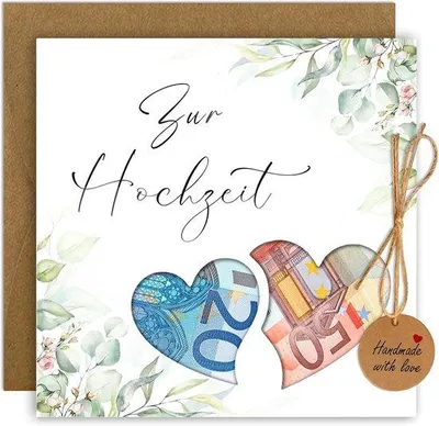 Productafbeelding van Ideeën voor cadeaubonnen voor een bruiloft - cadeaubonnen voor geld - bruiloftinspiratie