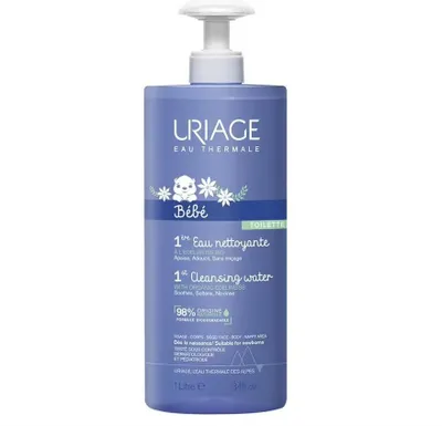 Zdjęcie produktu dla Uriage Bebe 1st Cleansing Woda oczyszczajaca dla dzieci bez splukiwania, 1000ml