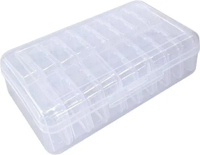 Produktbild von Kunststoff-Organisatiedozen-Set 19-teilig transparent