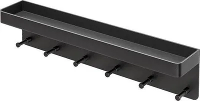 Produktbild von Schlüsselkasten Schwarz Metall mit Klebestreifen und Schrauben