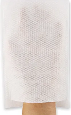 Image de Hygostar 5340 50er Waschhandschuhe Soft Spunlace weiß 22 x 15 cm