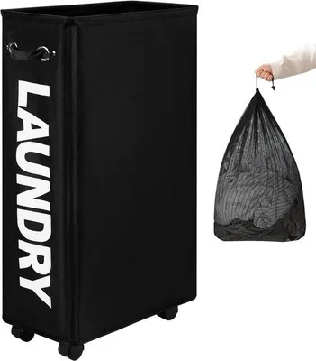 Produktbild von Klappbarer Wäschekorb 29 Zoll schwarz
