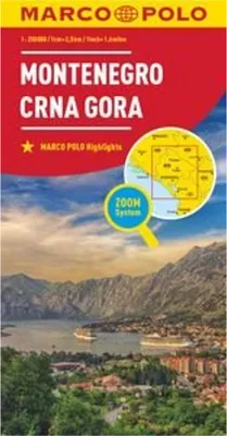 Produktbild von MARCO POLO Länderkarte Montenegro 1:250.000