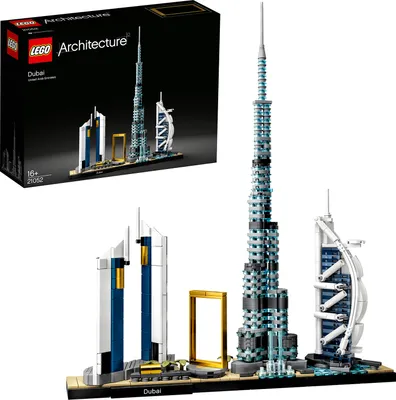 Produktbild von LEGO 21502 Architecture Dubai, Skyline-Kollektion, Modellbausatz, Set zum Stressabbau für Erwachsene und Jugendliche ab 16 Jahre