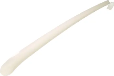 Produktbild von Schuhlöffel, Schuhanzieher, Kunststoff mit Haken ca. 50cm Weiß