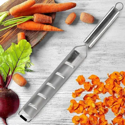 Obrázok produktu pre Ploché oceľové kuchynské strúhadlo 24 cm