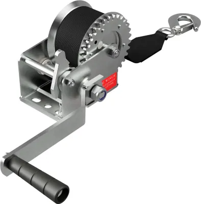 Image de Treuil de bateau treuil de ceinture treuil manuel SUPROD ~ 1200 lbs / 550 kg, avec sangle 6000 mm