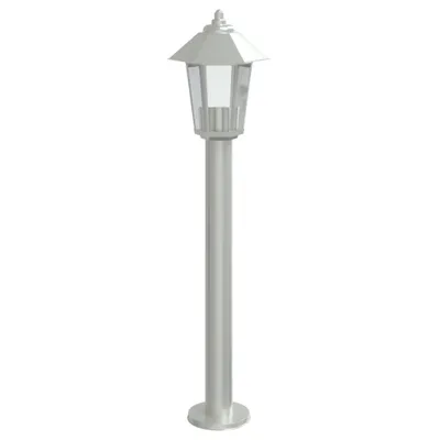 Obrázek produktu pro Venkovní stojací lampa stříbrná 80 cm nerezová ocel