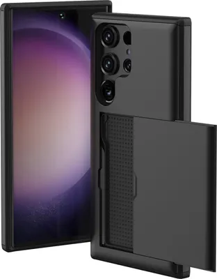 Produktbild von imoshion Backcover mit Kartenfach Samsung Galaxy S23 Ultra - Schwarz
