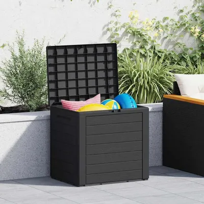 Immagine prodotto di Contenitore da giardino antracite per cuscini e coperte