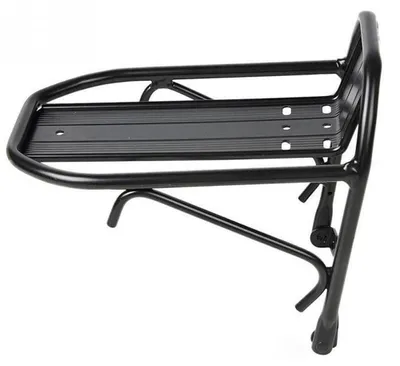 Image de Porte-vélo avant, en alliage d'aluminium, porte-bagages pour VTT, capacité de charge maximale de 20 kg / 44 lb
