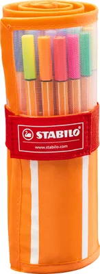 Obrázek produktu pro Fineliner - STABILO point 88 - sada 30 kuliček - 30 různých barev