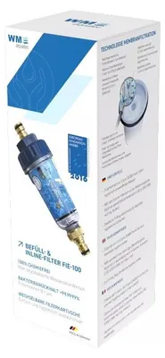 Zdjęcie produktu dla WM aquatec napełnianie i filtr liniowy FIE-100 Dezynfekcja wody pitnej