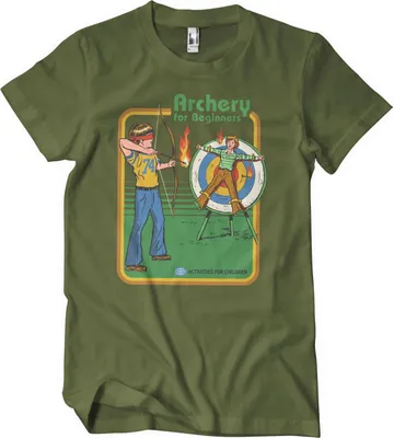 Produktbild von Archery For Beginners T-Shirt - XX-Large - Olive