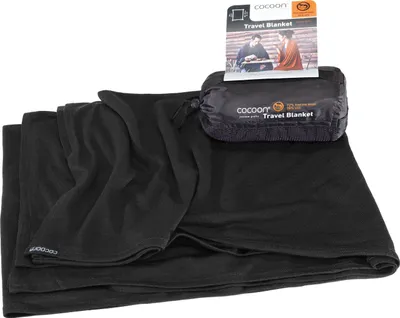Produktbild von Cocoon Travel Blanket Wolle-Seide (180x140cm) black